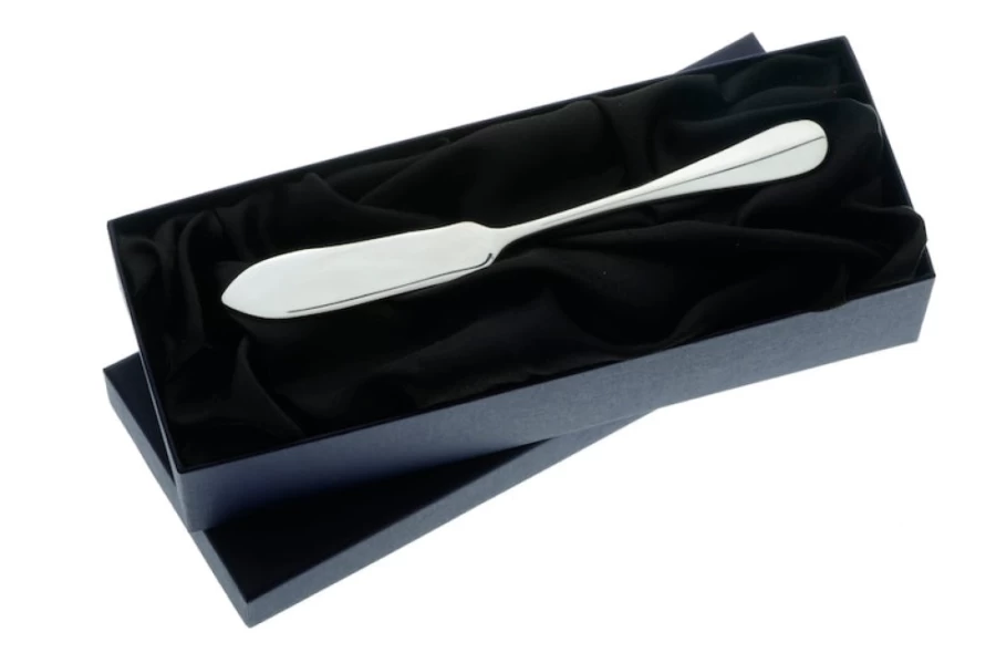Arthur Price Stainless Steel Baguette Butter Knife - Single, England Luxury Cutlery