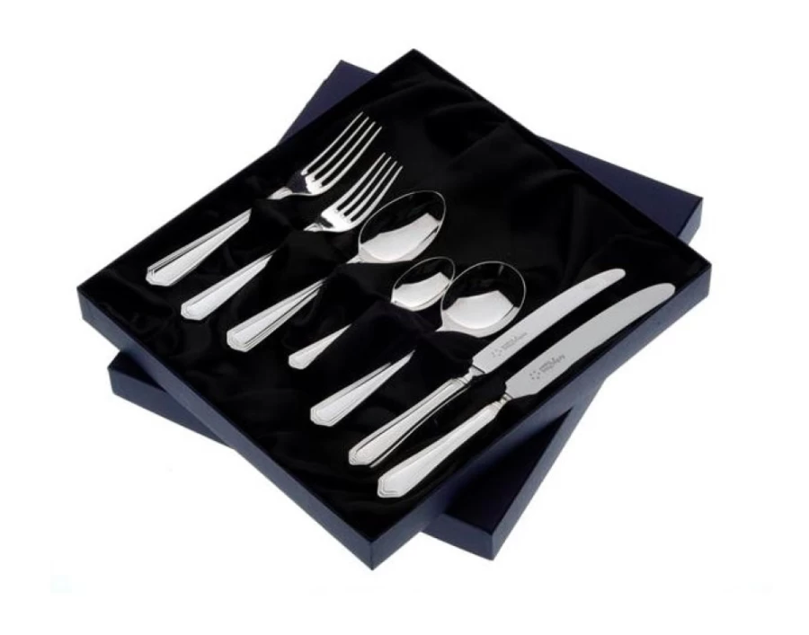 "Arthur Price Chester 7-Piece Stainless Steel Place Setting for One – Boxed Cutlery Set"