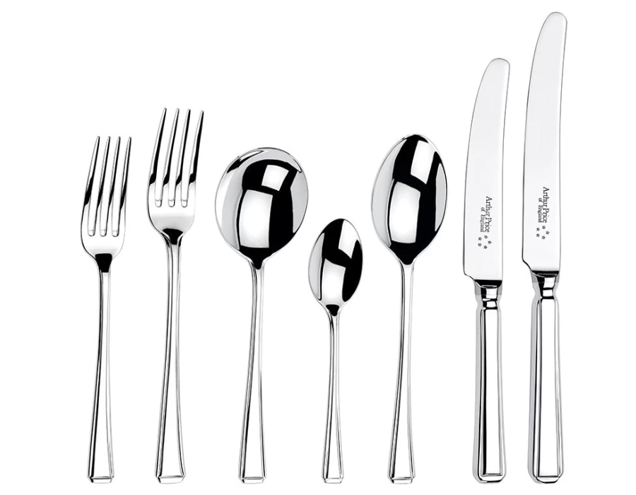 Arthur Price of England 100-Piece Stainless Steel Canteen Cutlery Set, 12-Person Place Setting