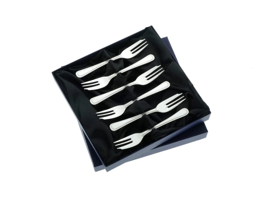 Arthur Price of England Stainless Steel Bead 6 Pastry Fork - Elegant Single Dessert Fork