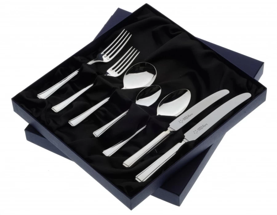 Arthur Price of England Harley 7-Piece Stainless Steel Single Place Setting - Gift Boxed