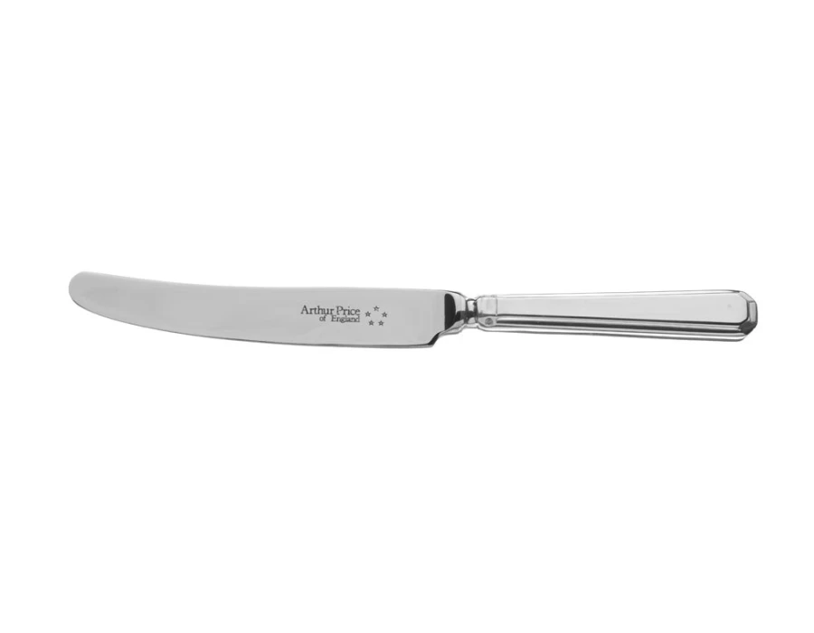Arthur Price Grecian Dessert Knife - Stainless Steel Cutlery, Single Piece, England Made