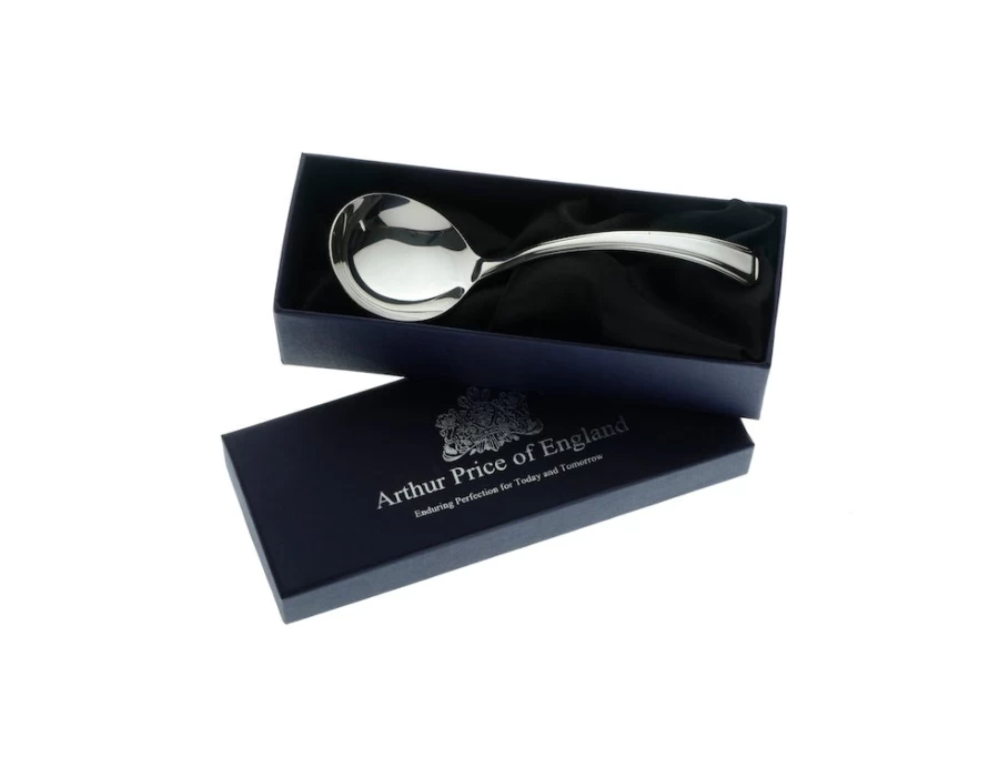 Arthur Price of England Harley Cream Ladle - Premium Stainless Steel Serving Spoon - Single Piece