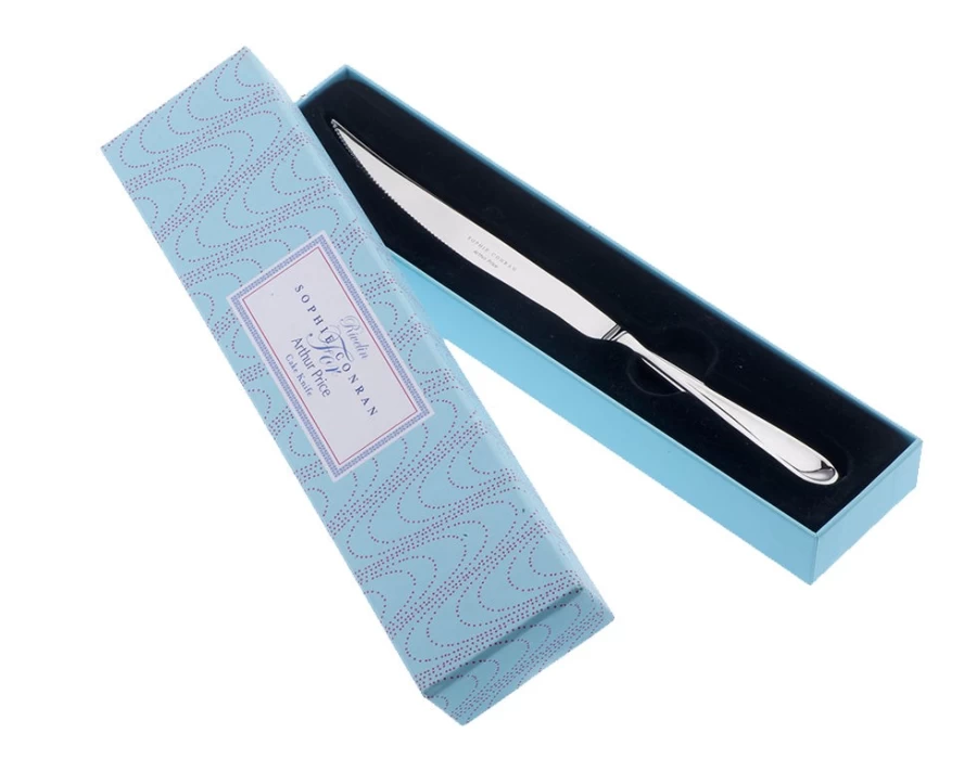 Arthur Price Rivelin Cake Knife - Premium Stainless Steel Dessert Server - Elegant Single Blade Cake Cutting Tool