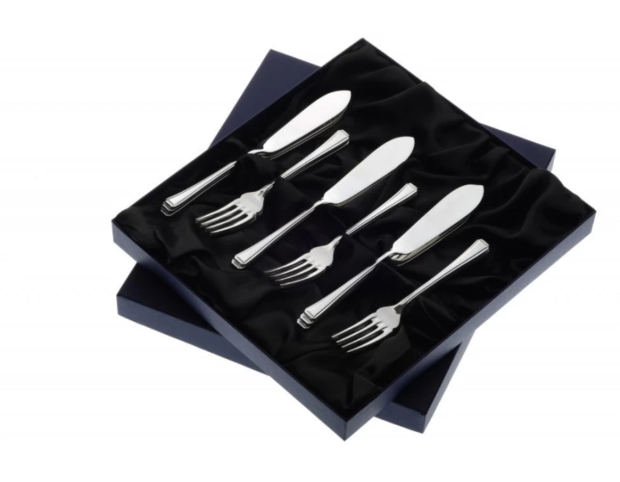 Arthur Price of England Harley 6 Fish Eaters Stainless Steel Cutlery Set - Single Piece