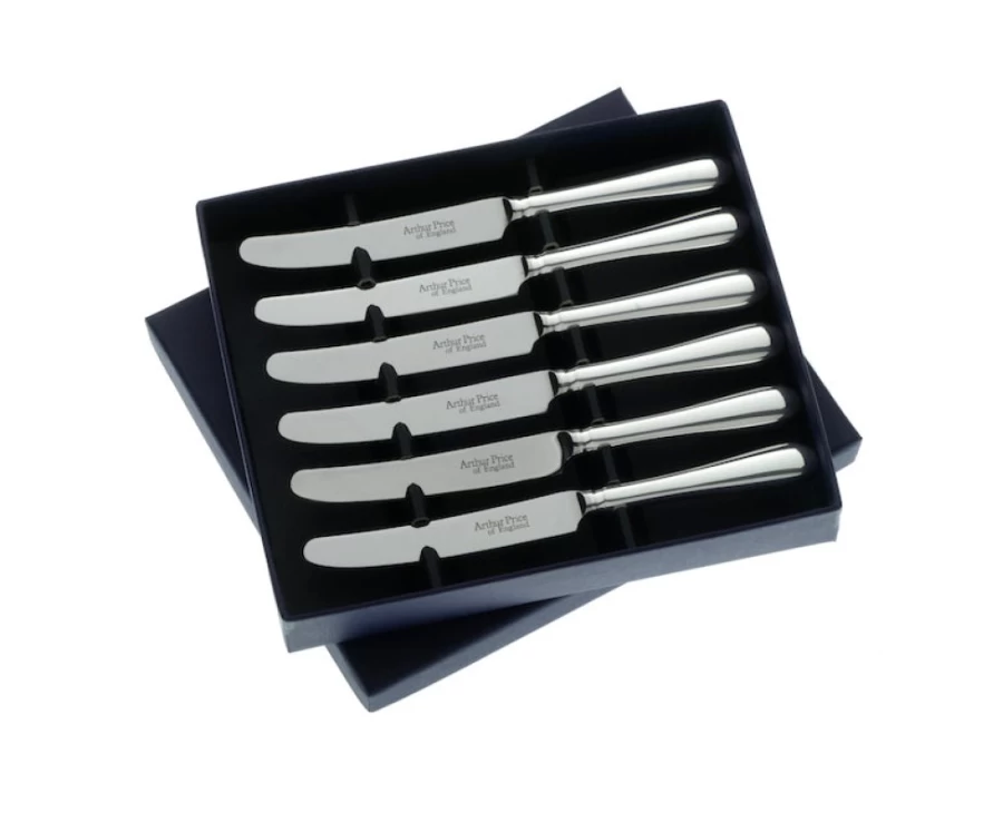 Arthur Price of England Old English Stainless Steel Tea Knives, Set of 6