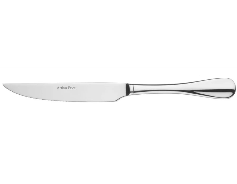 Arthur Price Everyday Classic Baguette Steak Knife - Premium Stainless Steel Single Knife for Steak & Bread