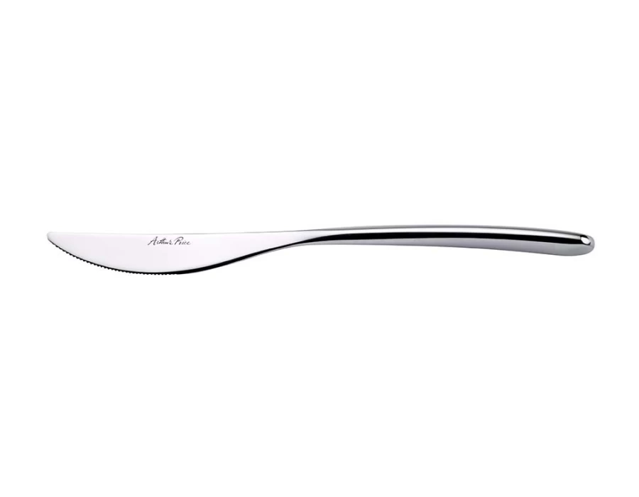 Arthur Price Signature Echo Stainless Steel Dessert Knife - Single Piece, Elegant Cutlery for Fine Dining