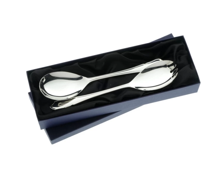 Arthur Price Stainless Steel Salad Serving Spoon and Fork Set - Dubarry Collection by Arthur Price of England