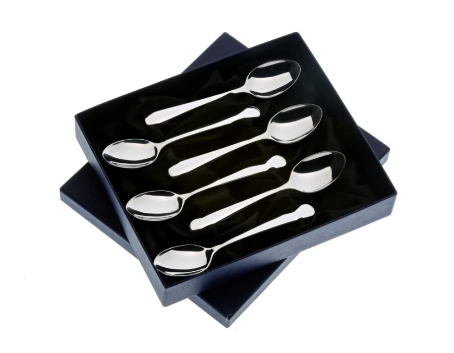Arthur Price of England Old English 6-Piece Stainless Steel Teaspoon Set