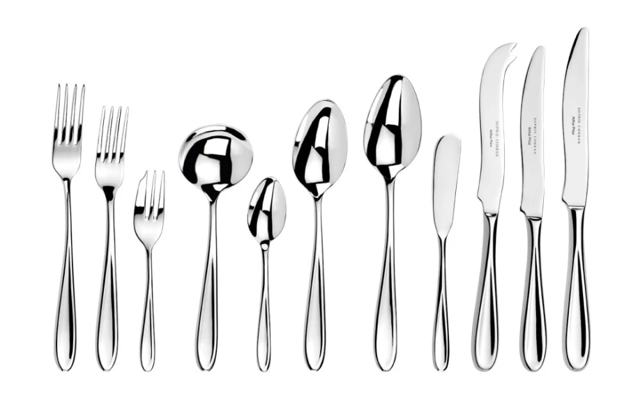 Arthur Price 52-Piece Stainless Steel Cutlery Set - 6-Person Place Setting, Elegant Boxed Dining Collection