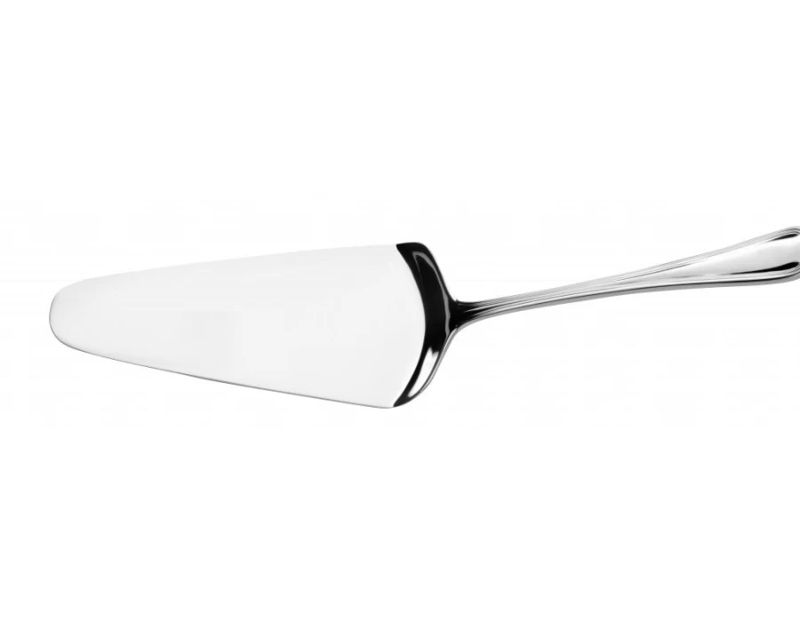 Arthur Price Stainless Steel Cake Server - Britannia Flange Design - Elegant Dessert Serving Spatula