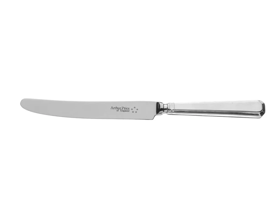 Arthur Price of England Grecian Stainless Steel Table Knife - Single Elegant Dining Cutlery Piece