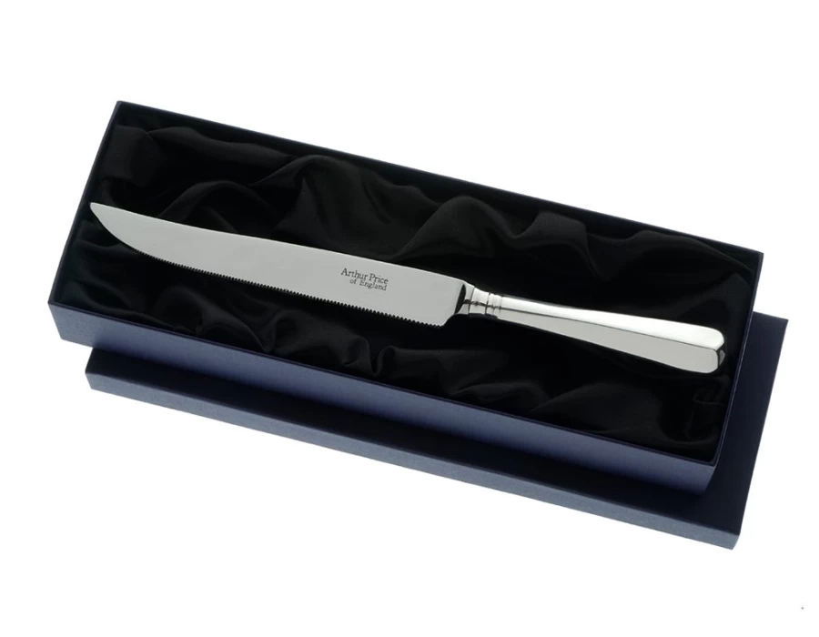 Arthur Price of England Rattail Stainless Steel Cake Knife - Single Blade Dessert Serving Cutlery