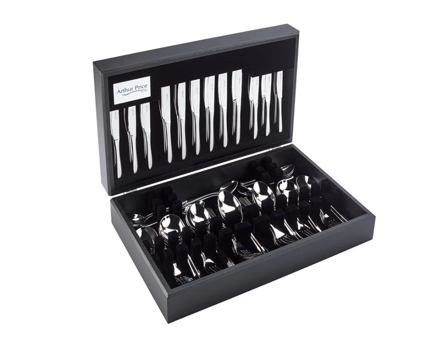 Arthur Price Signature Warwick 124-Piece Stainless Steel Cutlery Set - 12-Person Canteen Service