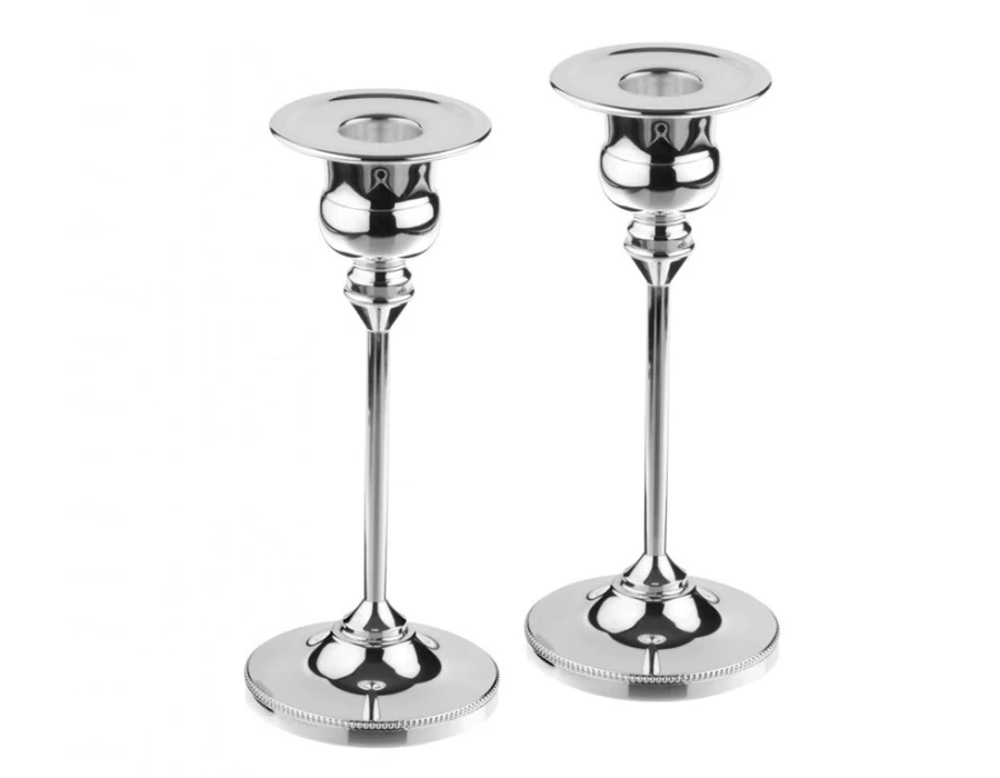 Arthur Price Of England Silver Plated Tall Slim Candlesticks - Elegant Pair for Dining & Decor