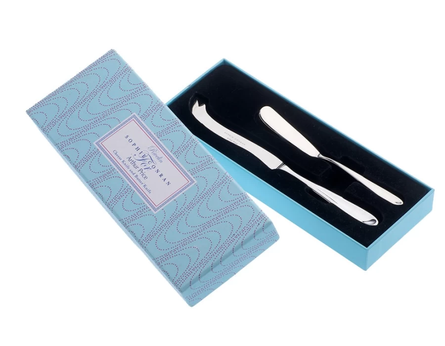 Arthur Price Rivelin Butter and Cheese Knife Set - Premium Stainless Steel Cutlery - Single Piece