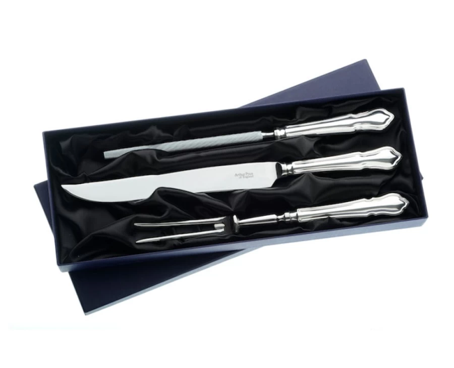 Arthur Price of England Dubarry 3-Piece Stainless Steel Carving Set - Premium Cutlery
