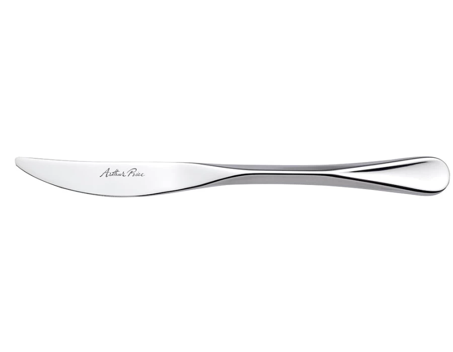 Arthur Price Signature Cascade Stainless Steel Dessert Knife - Single Piece, Elegant Cutlery for Fine Dining