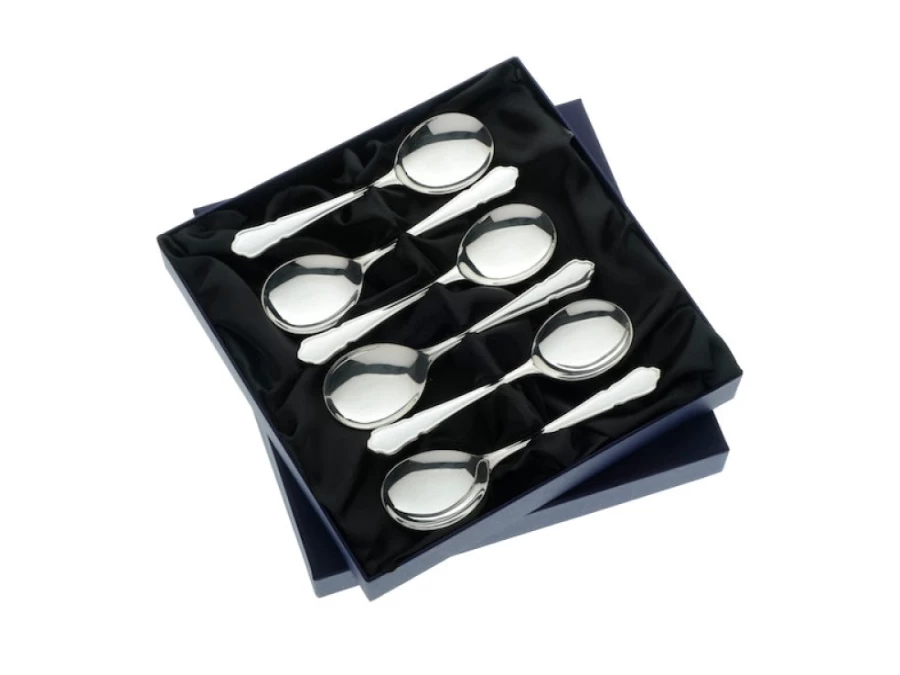 Arthur Price of England Silver Plated 6-Piece Fruit Spoon Set - Dubarry Collection