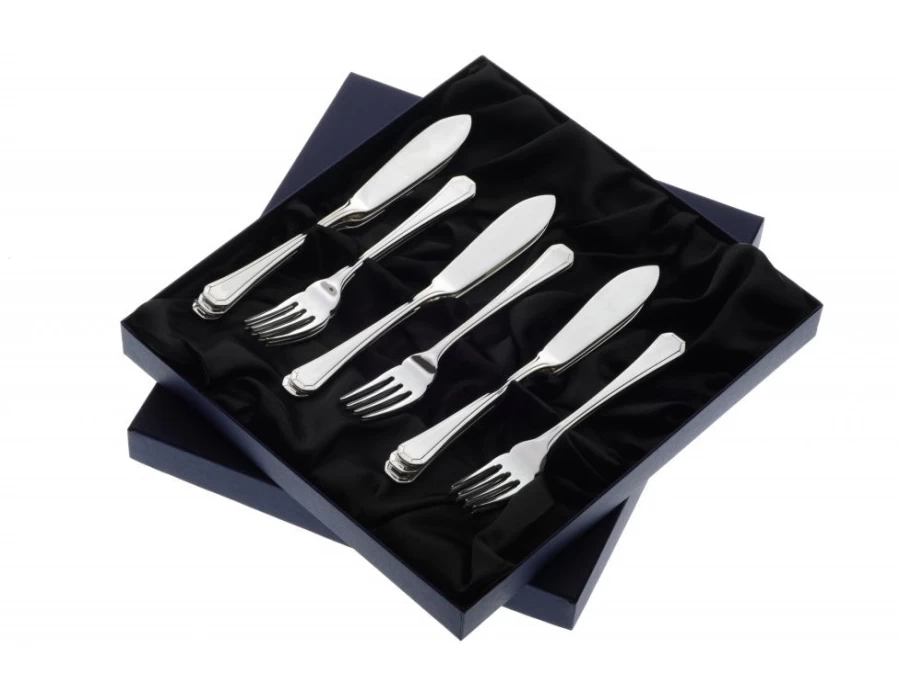 Arthur Price of England Grecian 6 Fish Eaters Stainless Steel Cutlery - Single Piece