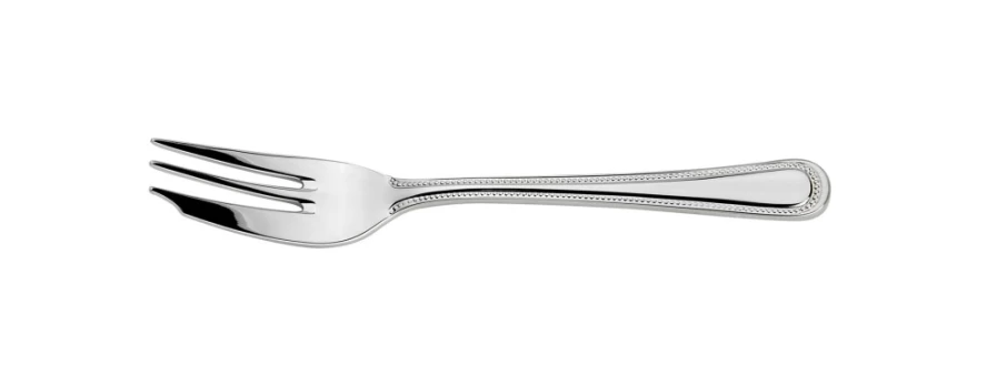 Arthur Price Bead Pastry Fork - Stainless Steel Dessert Fork, Single Piece, Elegant Cutlery for Cake & Pastry