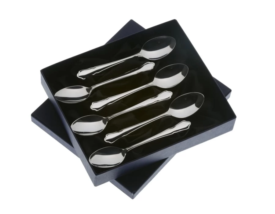 Arthur Price of England Dubarry 6-Piece Stainless Steel Teaspoon Set