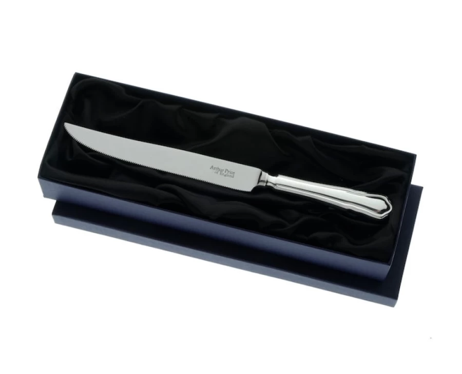 Arthur Price of England Stainless Steel Dubarry Cake Knife - Single, Elegant Dessert Knife for Cake Cutting