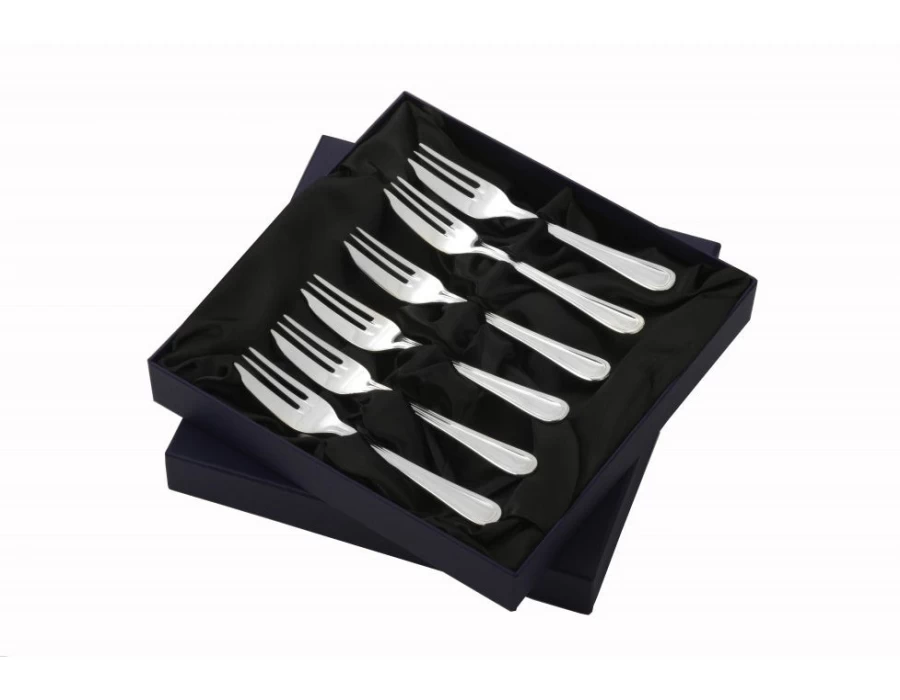 Arthur Price of England Stainless Steel Pastry Fork - Britannia 6 Piece Set, Elegant Cutlery for Dining