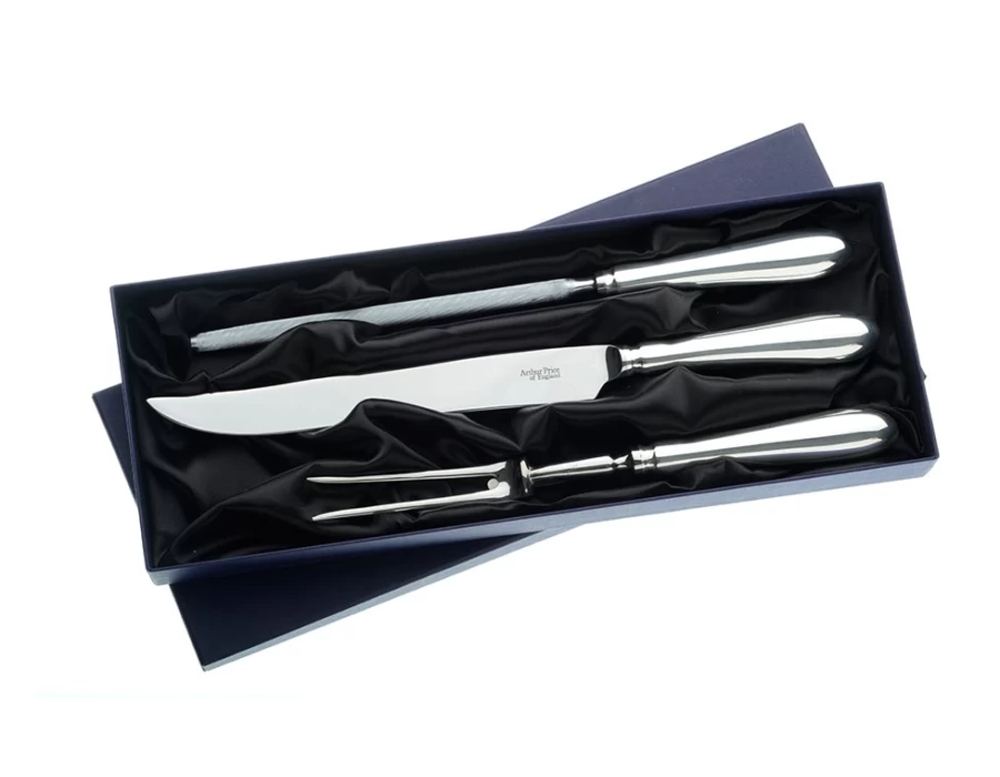 Arthur Price of England Old English 3-Piece Stainless Steel Carving Set - Premium Cutlery