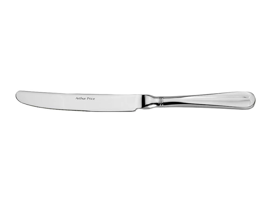 Arthur Price Stainless Steel Everyday Classic Rattail Dessert Knife - Single Piece for Fine Dining