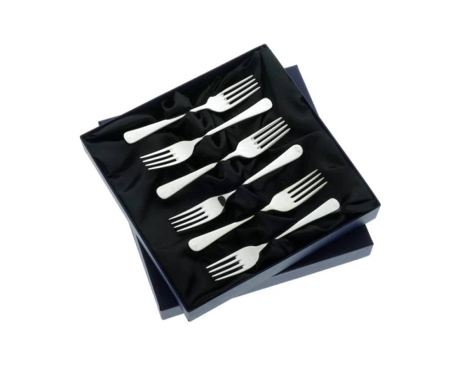 Arthur Price of England Old English 6 Stainless Steel Fruit Forks - Set of 6