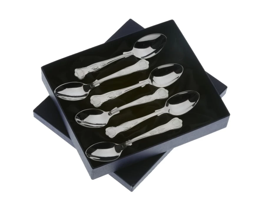 Arthur Price of England Kings 6-Piece Stainless Steel Teaspoon Set