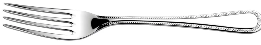 Arthur Price Everyday Classic Stainless Steel Beaded Table Fork - Single Piece, Elegant Cutlery for Dining