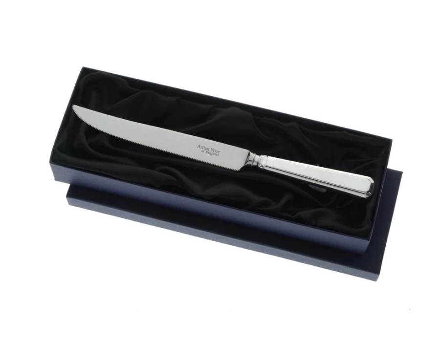 Arthur Price Grecian Stainless Steel Cake Knife - England Made Single Serving Cutlery