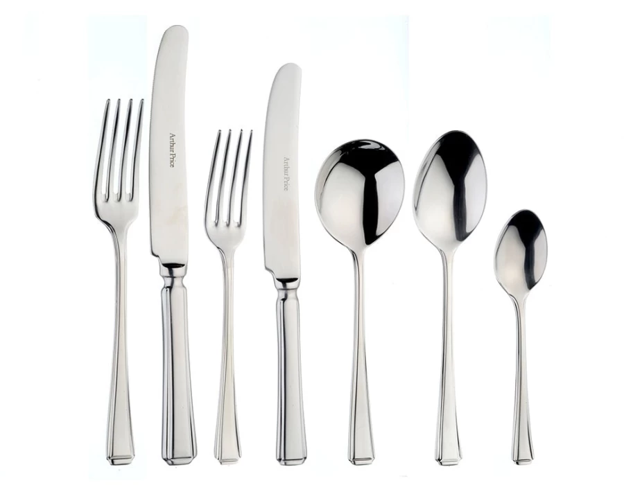 Arthur Price Everyday Classic Harley 7-Piece Stainless Steel Cutlery Set - Single Place Setting in Gift Box