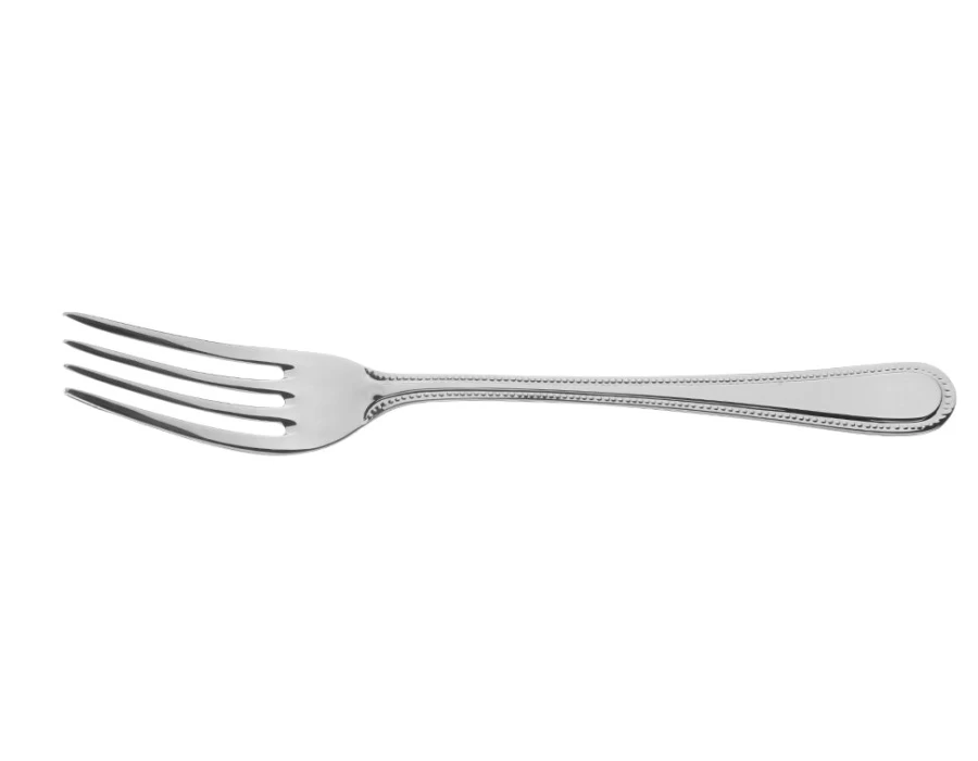 Arthur Price Stainless Steel Beaded Dessert Fork - Single, Elegant Cutlery for Fine Dining