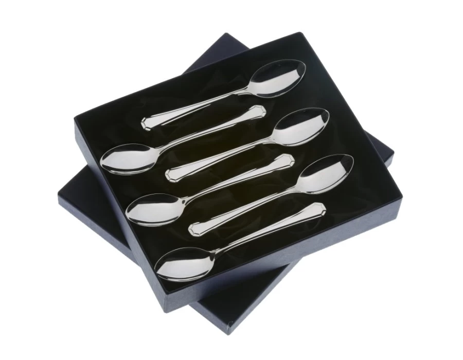 Arthur Price of England Grecian 6-Piece Stainless Steel Teaspoon Set