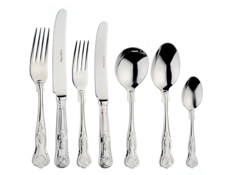 Arthur Price Everyday Classic Kings 7-Piece Stainless Steel Cutlery Set - Single Person Place Setting in Gift Box
