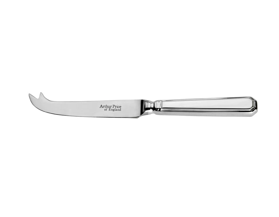 Arthur Price Grecian Cheese Knife - Stainless Steel Single Blade Cutlery - England Made Luxury Kitchenware