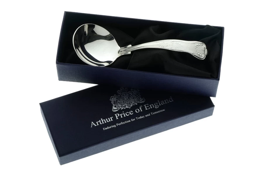 Arthur Price Kings Cream Ladle - Stainless Steel Dessert Serving Spoon - England Luxury Cutlery