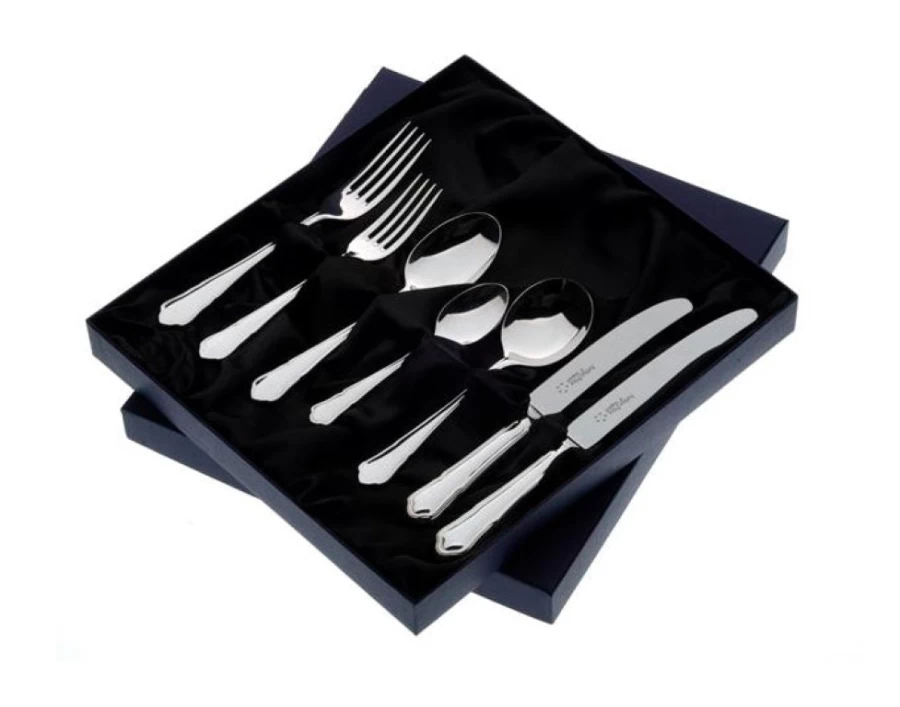 "Arthur Price of England Dubarry 7-Piece Stainless Steel Place Setting for One - Gift Boxed"