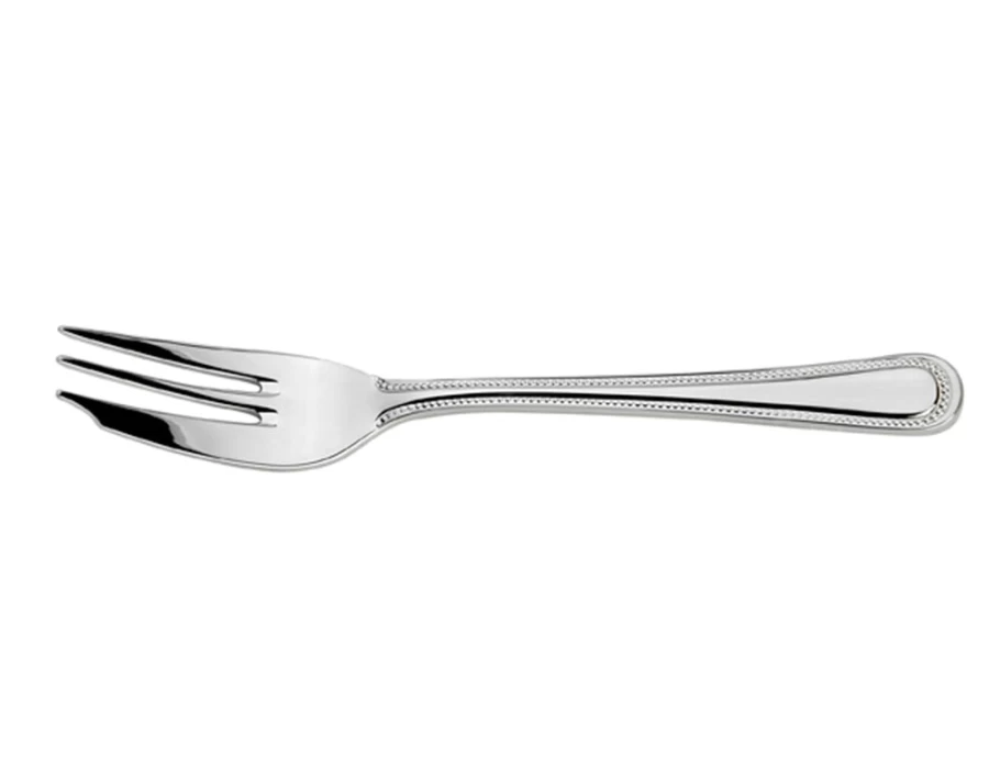 Arthur Price Everyday Classic Bead Pastry Fork - Stainless Steel Dessert Fork, Single Piece, Elegant Tableware