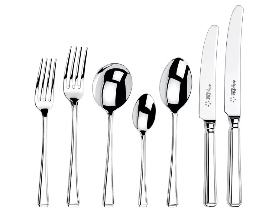 Arthur Price of England Harley 60-Piece Stainless Steel Cutlery Canteen Set for 8 Persons