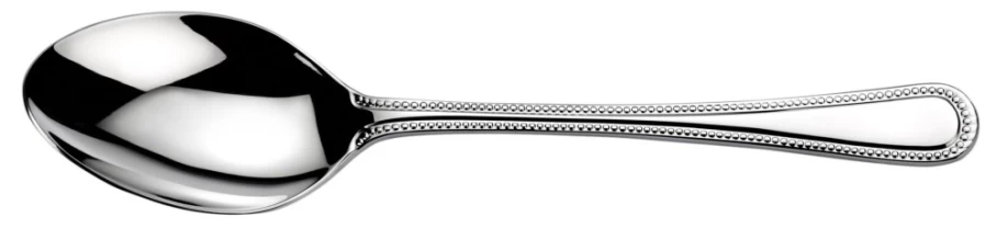 Arthur Price Stainless Steel Everyday Classic Bead Dessert Spoon - Single Piece, Elegant Tableware for Fine Dining